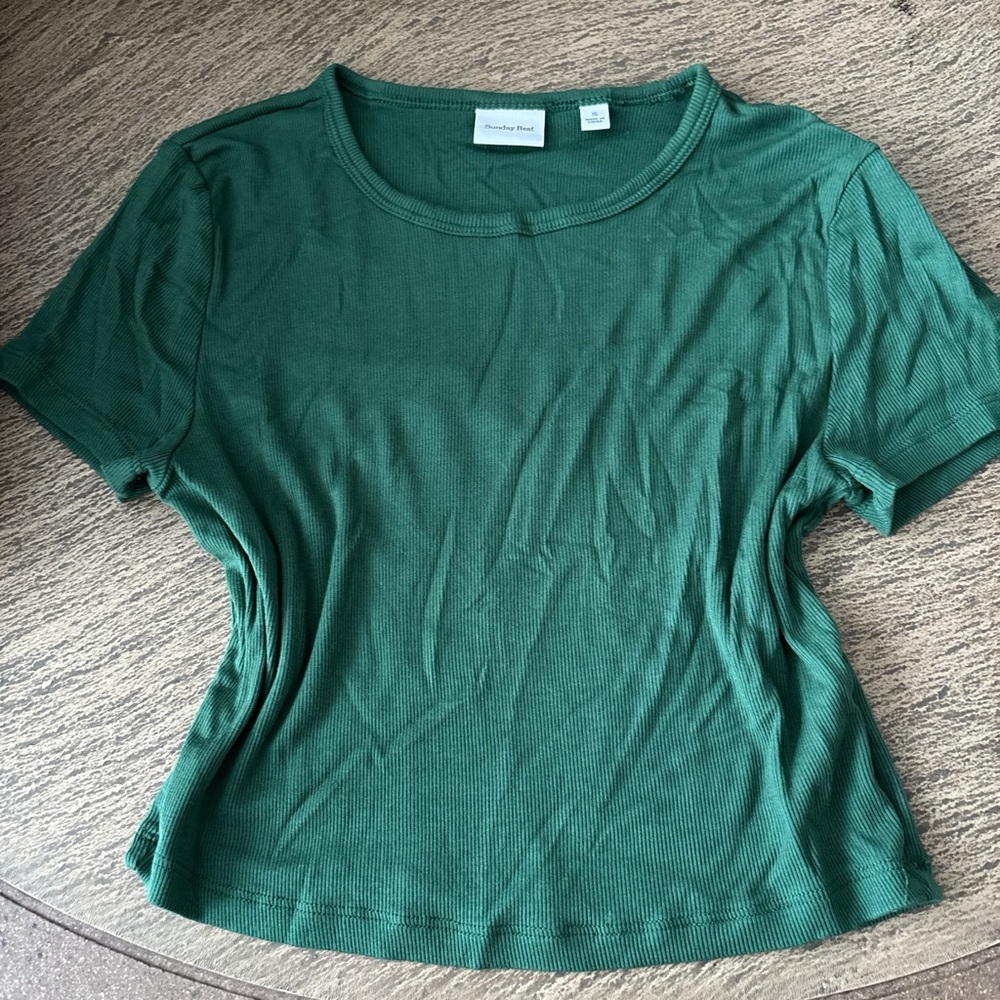 Sunday Best Emerald Green Short Sleeve Tee